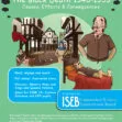 Cover for a history topic booklet on the Black Death, 1348–1353, with illustrations of plague victims and medieval street scenes