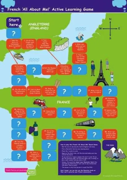 Common Entrance KS3 French Revision Game