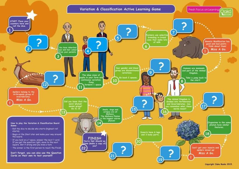 Common Entrance KS3 Science Revision Game