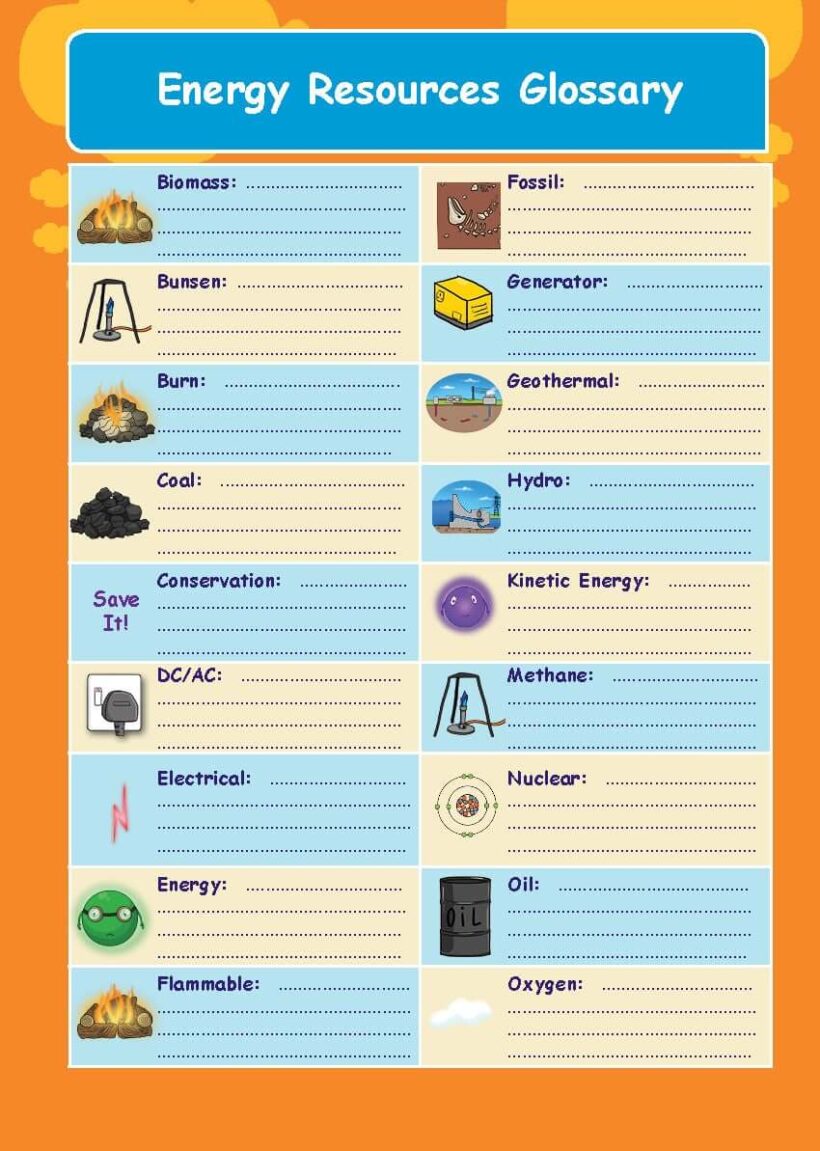 Common Entrance KS3 Science Revision Glossary