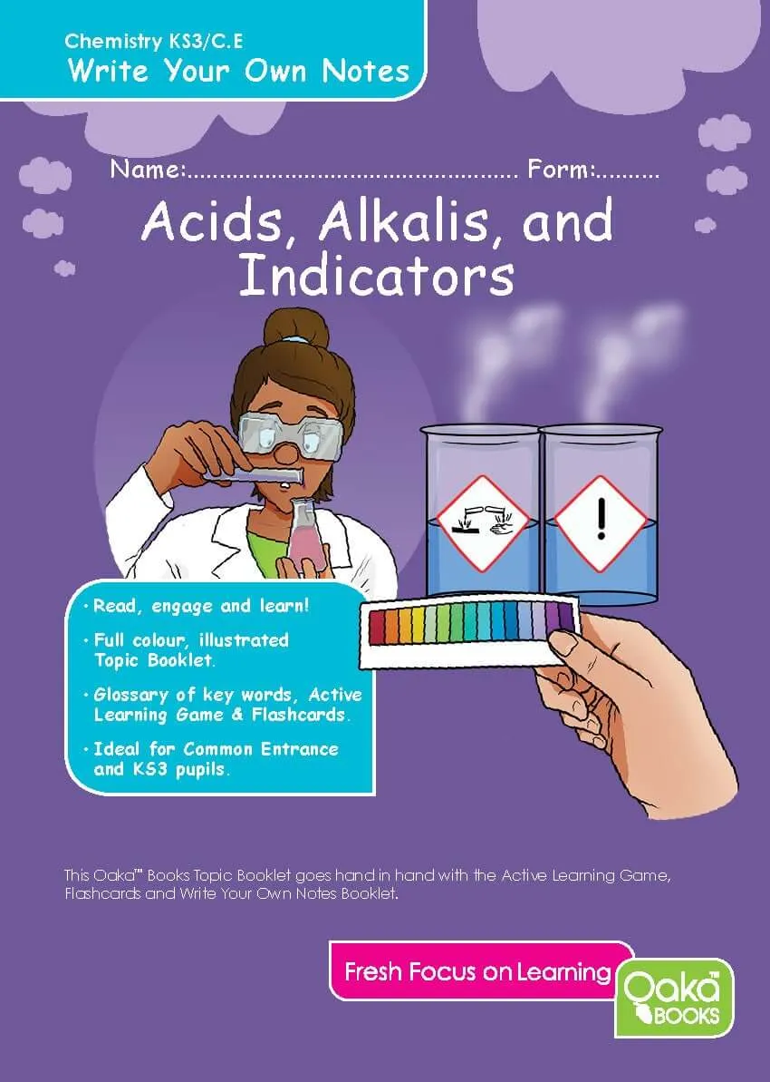 CE/KS3 Science: Chemistry: Acids, Alkalis and Indicators