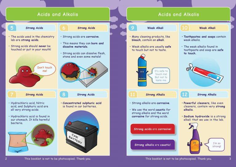 CE KS3 Chemistry: Acids, Alkalis and Indicators | Dyslexic Resources