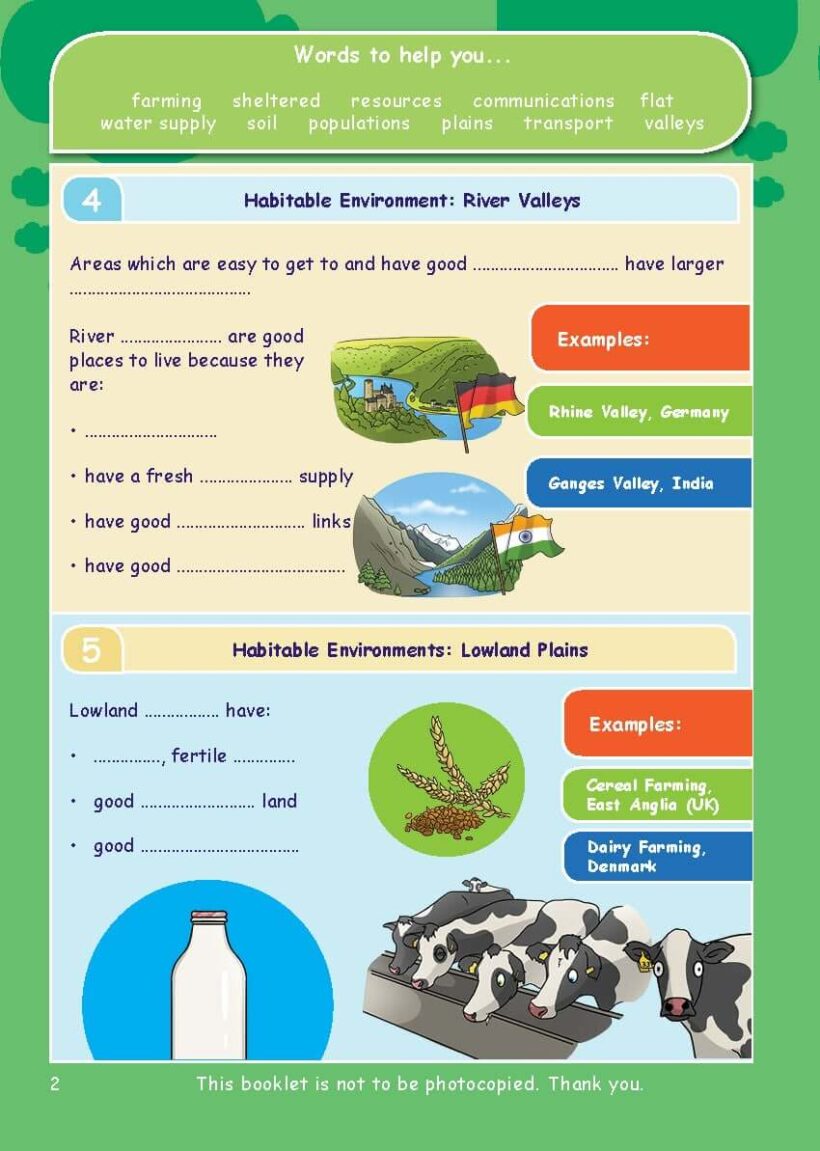 Common Entrance KS3 Geography Revision Book