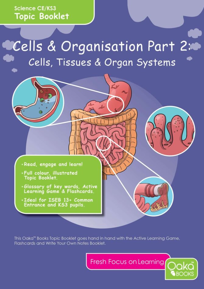CE/KS3 Science: Biology: Cells & Organisation - Cells, Tissues & Organ Systems (Part 2)