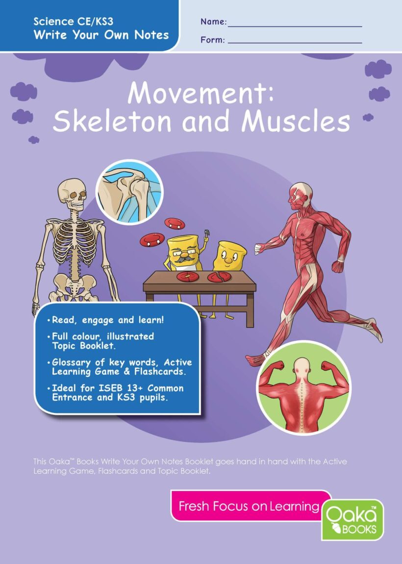 CE/KS3 Science: Biology: Movement: Skeletons & Muscles.
