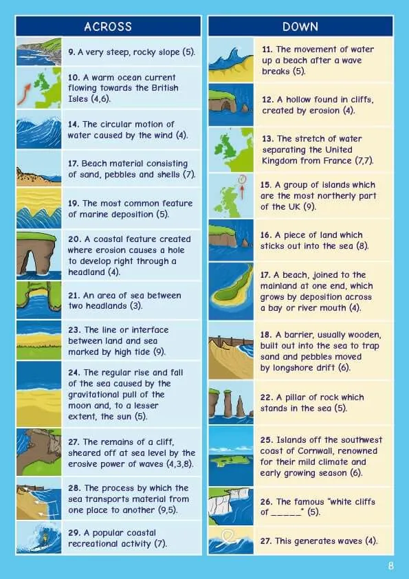 CE/KS3 Geography Crosswords Level 1