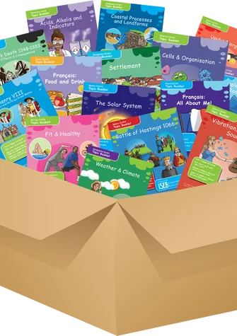 CE/KS3 Revision Bundle - 49 KS3/CE Topic Packs for key revision facts PLUS a free 12 month Oaka E-books subscription