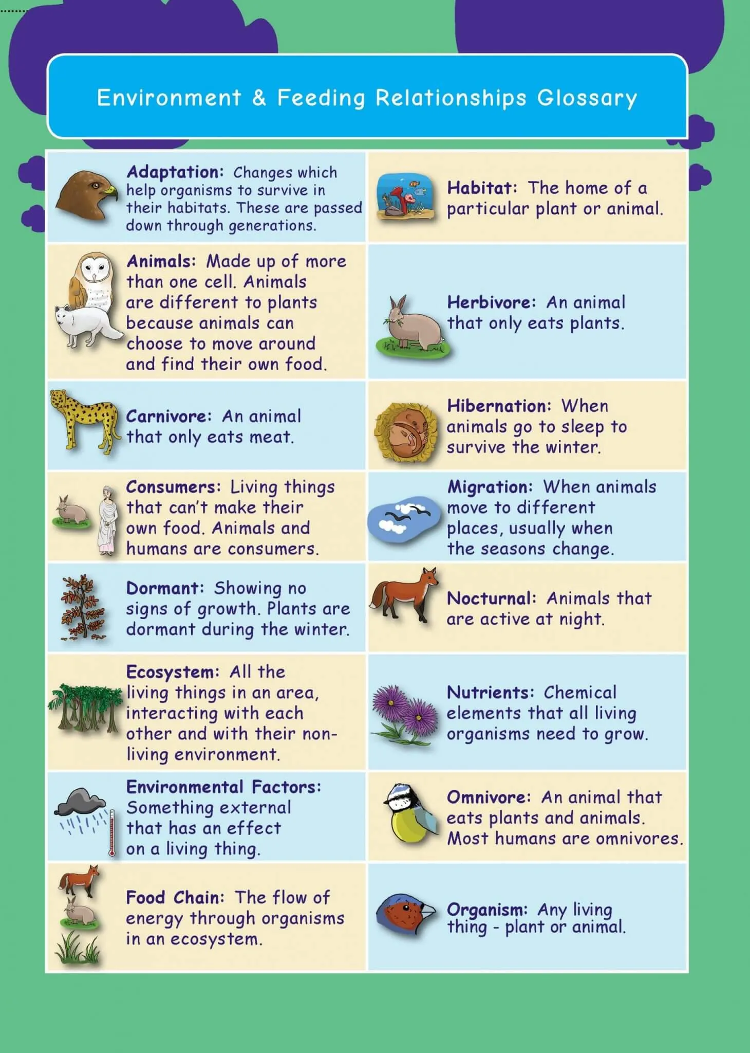 Common Entrance KS3 Science Revision Glossary