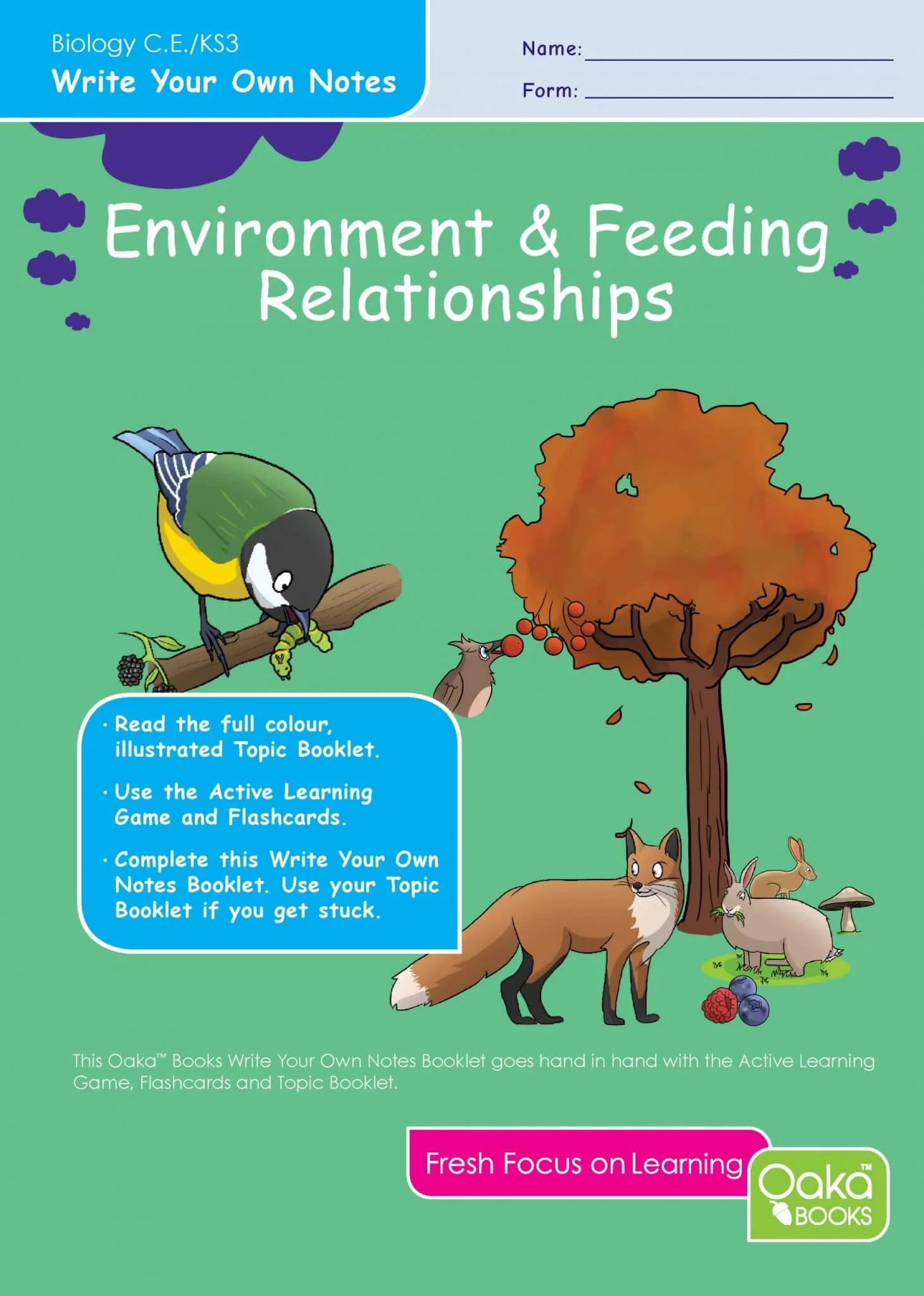 CE/KS3 Science: Biology: Environment & Feeding Relationships