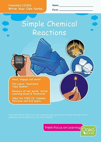 CE/KS3 Science: Chemistry: Simple Chemical Reactions