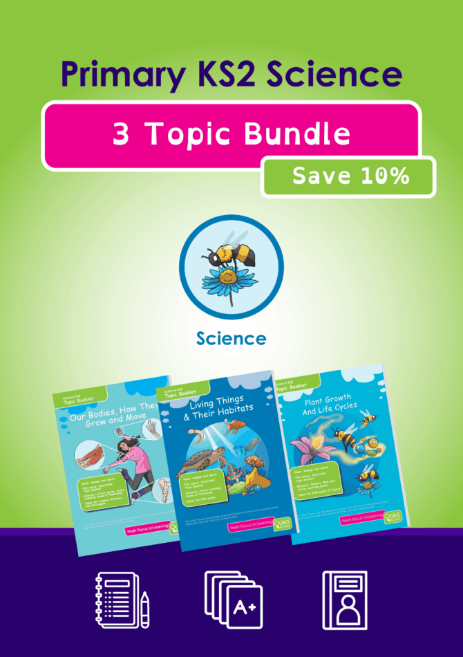Primary KS2 Science - 3 Topic Bundle