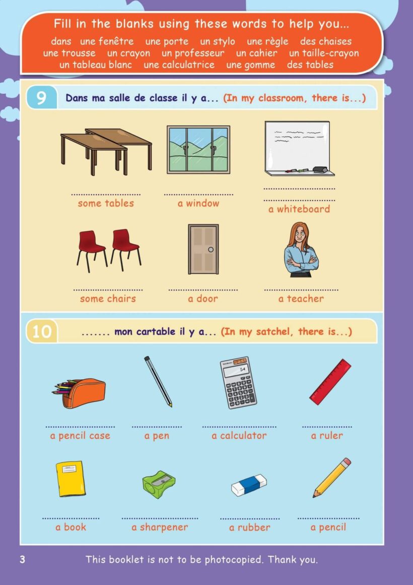 CE/KS3 French: School Life