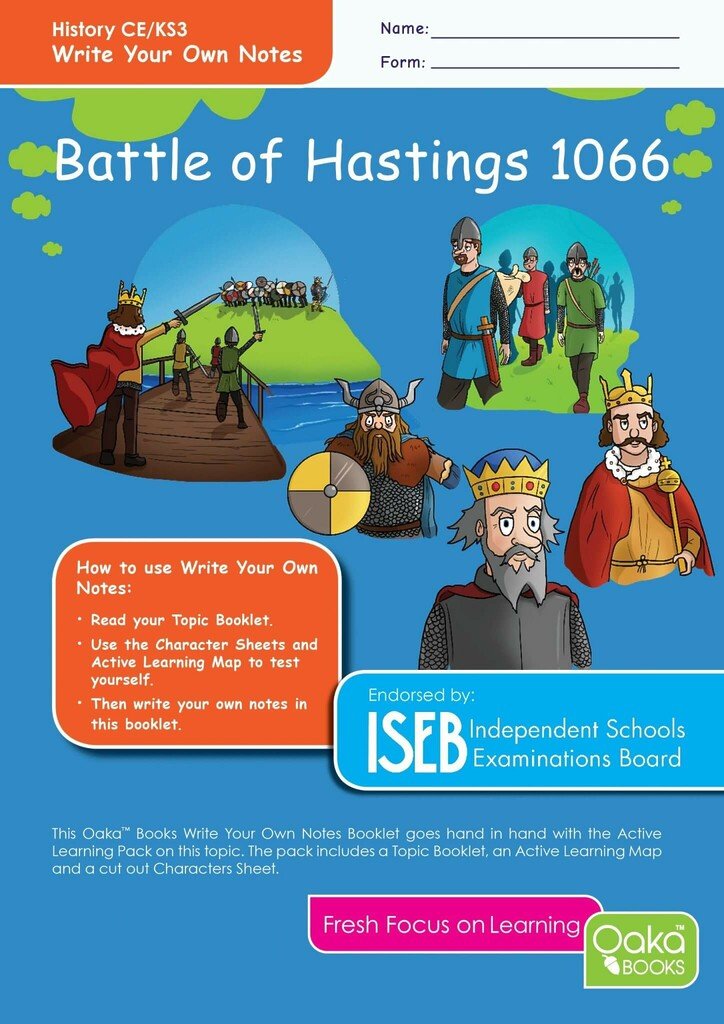 CE KS3 History The Battle of Hastings Resources For Dyslexics
