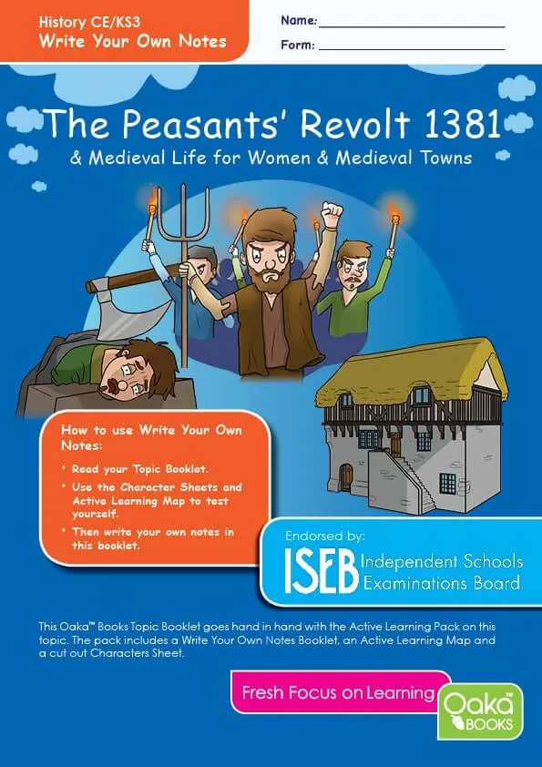 The Peasants’ Revolt 1381 and medieval life for women and medieval towns