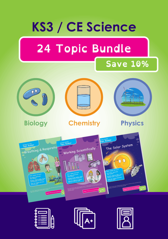 KS3 / CE Science - 24 Topic Bundle