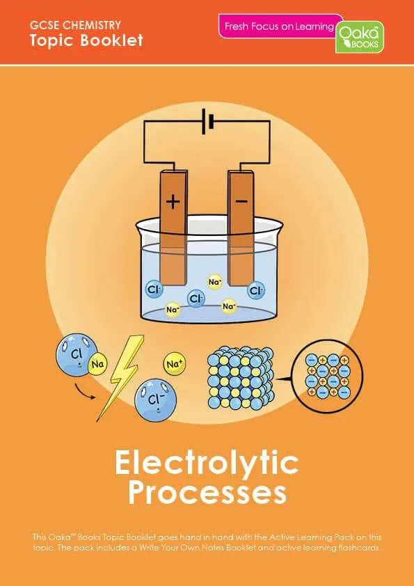 Electrolytic Processes GCSE chemistry topic booklet cover