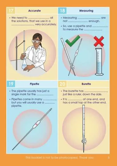 GCSE/KS4 Chemistry: Chemical Titrations