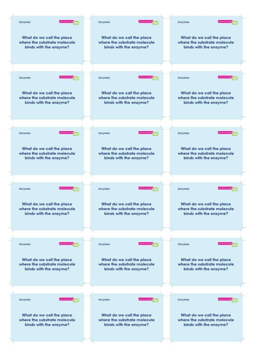 GCSE/KS4 Biology: Enzymes