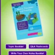 Geography topic booklet on rivers, processes and flooding