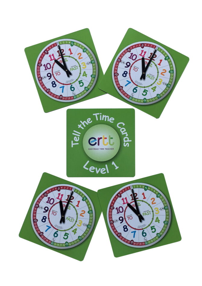 Tell the Time Card Game - Level 1 (Ages 5-7)