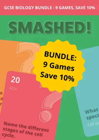 Smashed: GCSE Biology Card Games Bundle – All 9 Topics