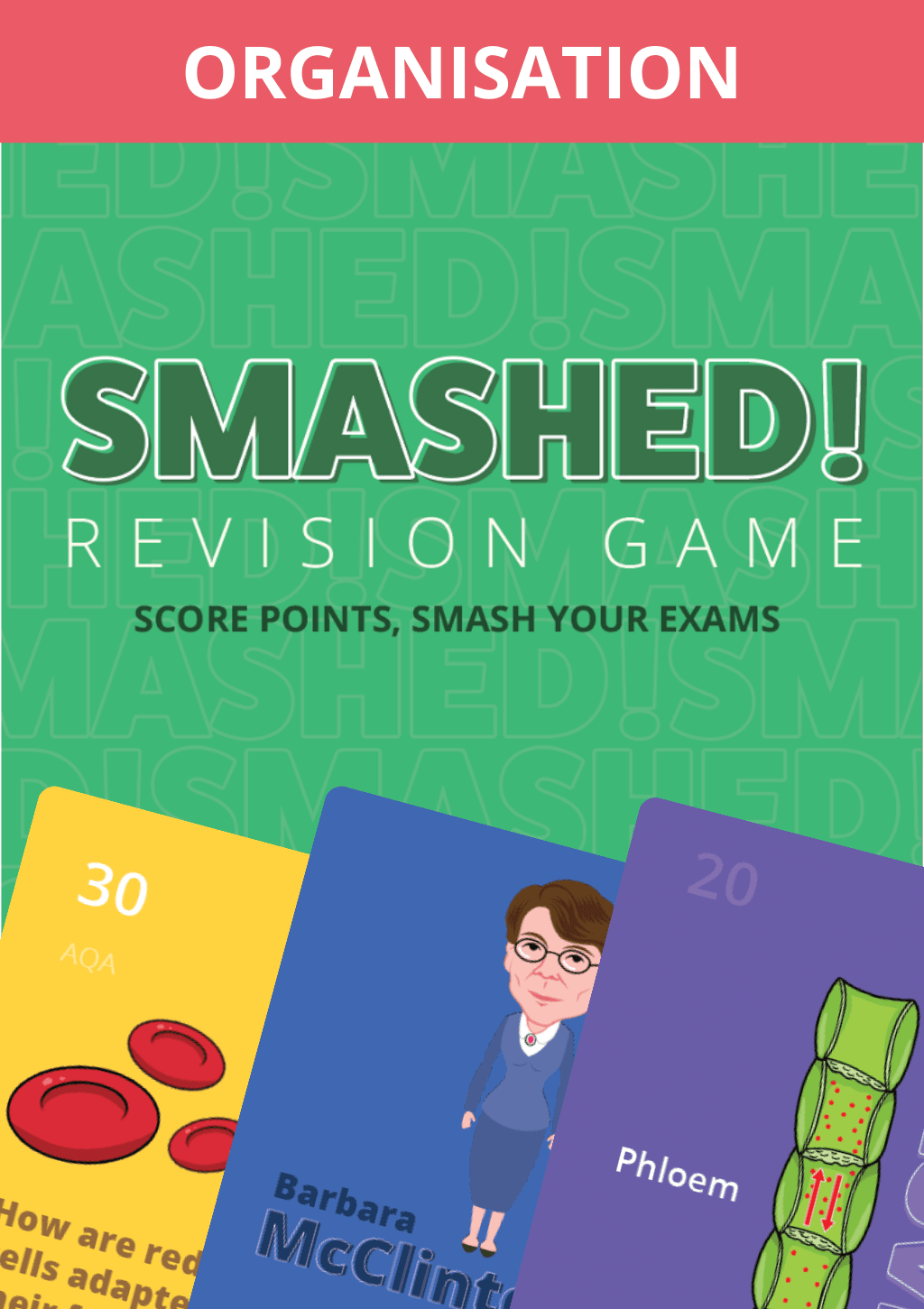 Organisation Smashed Card Game