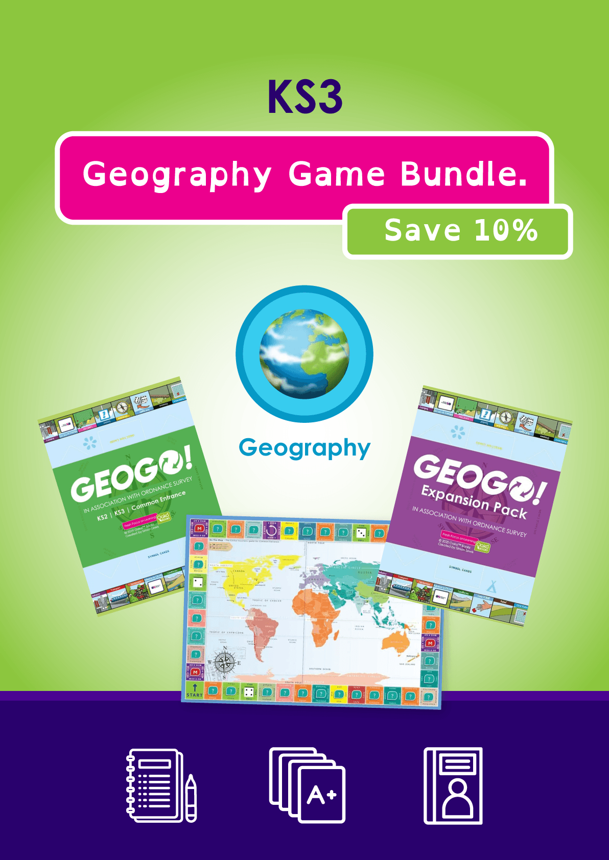 KS3 Geography Game Bundle, save 10%